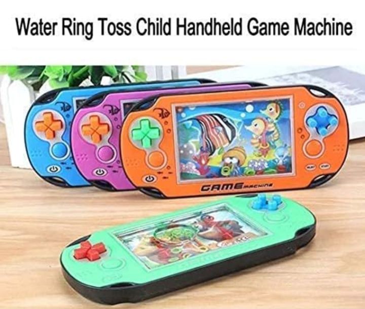Water Ring Game for Kids, Hand Held Water Ring Toss Bubble Game for Return Gift, Birthday Gift (Pack of 1, Multicolo