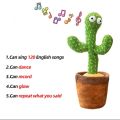 Talking Cactus Toys for Boys Girls Talking Cactus Toy with 120 English Songs and LED Lighting for Home Decoration. 