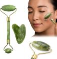 GR Gua Sha Stone & Jade Roller. 
