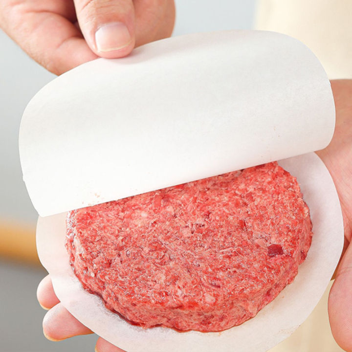 100Pc%2010/11.4/15.3cm%20Hamburger%20Patty%20Paper%20-%20Wax%20Papers%20to%20Separate%20Frozen%20Pressed%20Patties%20-%20100%20Burger%20for%20Burger%20Patty%20Paper%20-%20Image%207