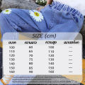 New arrival lovely daisy flower long jeans kids jeans girls jeans. 