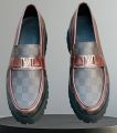 Louis Vuitton Check Pattern High Heels Sole Unique Style. 