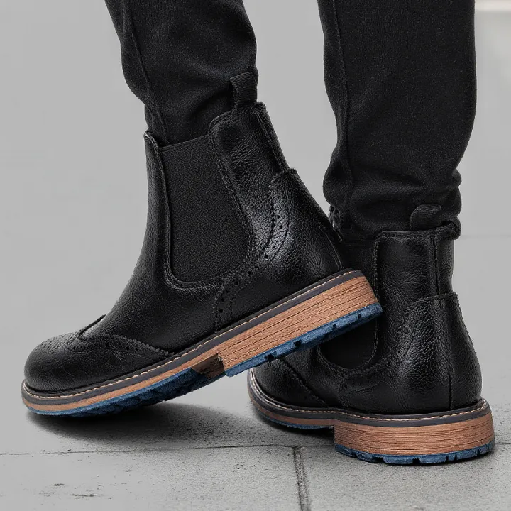 Size%207-13%20Brogue%20Chelsea%20Men%20Boots%20Classical%20American%20Style%20Leather%20Boots%20-%20Image%205