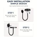 Sturdy Iron Wall Mounted Plant Holder Space Saving Wall Art Metal Flower Shelf Black Bonsai Hanging Hanging Plant Stand. 