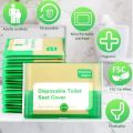 Disposable Toilet Seat Cover Portable Travel Camping Hotel Bathroom Degradable Toilet Mat Accessories.