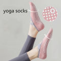 Women's Professional Yoga Socks Anti-Slip Sweat-Absorbent Breathable Pilates Ballet Dance Sport Socks for Active Ladies.