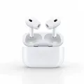 Airpods Pro 2nd Generation Wireless Earbuds with Touch Control, Wireless Charging Case, and Find My Device Feature for iOS and Android. 