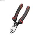 Multifunctional6-8-10Inch Cable Cutter Stripper–Professional Electrician Pliers with Scissors–Heavy-Duty Wire Cutting Hand Tool.