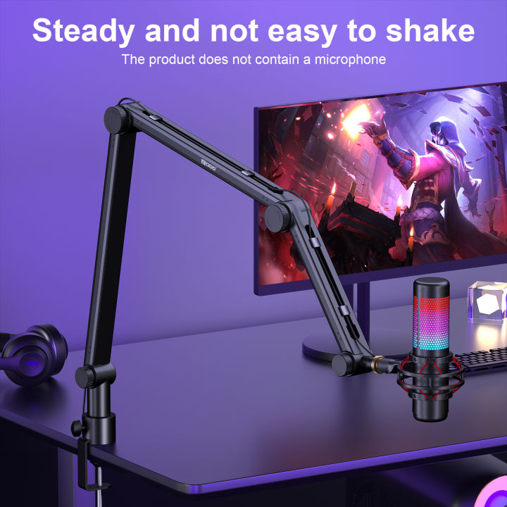 Professional%20Flexible%20Desktop%20Microphone%20Hanging%20Adjustable%20Boom%20Scissor%20Arm%20Stand%20for%20Live%20Streaming,%20Gaming%20-%20Image%203