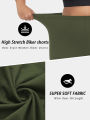 Plus Size Women Athletic Shorts Super Soft Biker No See Through Workout Yoga Running Home Casual. 