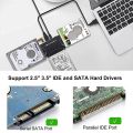 USB 3.0 to SATA IDE Hard Disk Adapter Converter Cable for 3.5 2.5 inch HDD/SSD CD DVD ROM CD-RW 3 in 1 IDE SATA Cable Adapter. 