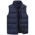 Mens Vest Jacket Warm Sleeveless Jackets Winter Waterproof Zipper Coat Autumn Stand-up Collar Casual Waistcoat Brand Clothing. 