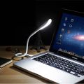 1Pc Mini Portable USB LED Light Touch Sensor Lights Dimmable Adjustable Bright Table Desk Lamp For Power Bank PC Laptop Notebook. 