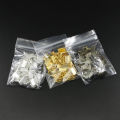10Sets/Lot 10-40mm Lobster Clasps Hooks Extending Chain Bracelet End Connectors Slider Clasp For DIY Jewelry Making Finding. 