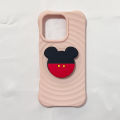 Soft Cute Animal Shorts Mouse Phone Holder Griptok Phone Stand Holder Support For iPhone 17 iPhone 16Pro Max.