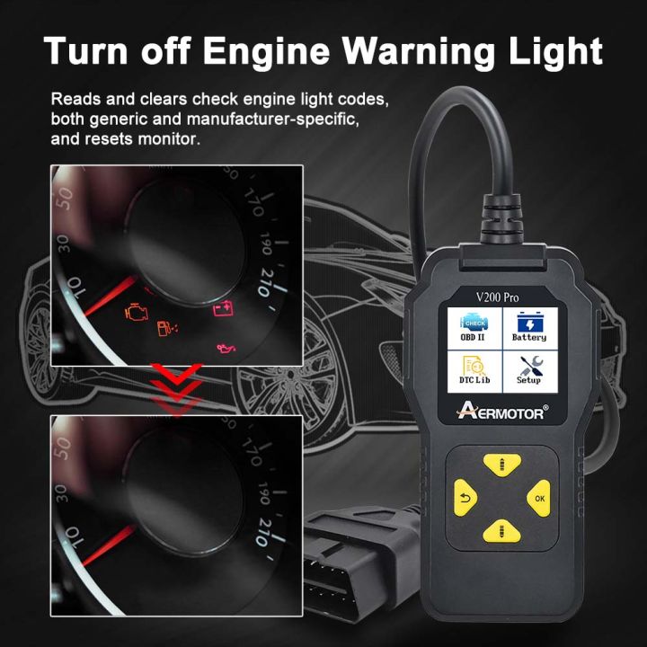 Aermotor%20%20V200%20Pro%20Fault%20Code%20Clear%20Car%20OBD%202%20Scanner%20Universal%20OBD2%20Code%20Reader%20Engine%20Battery%20O2%20Sensor%20EVAP%20Tester%20Diagnostic%20-%20Image%206