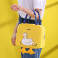 Kids Portable Insulated Thermal Picnic Food Cute Yellow Duck Lunch Bag Box Tote Food Fresh Cooler Bags Pouch for Children Bag. 