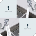 1080° Rotation Kitchen Tap Universal Washbasin Faucet Extender Aerator Bubbler Nozzle Bathroom 2 Spray Modes Tap Extend Adapter.