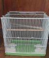 Box Pattern Bird Cage With Two Side Food tray Compartment.Made With High Quality Iron With Removable Cleaning Tray. 