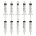 Premium Material 10pcs 5ml No Needle Syringe Perfume Dispenser with Clear Scale Tight Seal Travel Jeringas De Plastic for Hassle. 