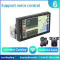 HD 7inch IPS Touch Screen Universal 1Din Caplay Android auto Car Radio Stereo Multimedia Player Autoaudio FM Receiver Monitor.