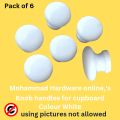 Good Quality, Drawer knob handle with screws for Furniture, drawer pack of 6. 
