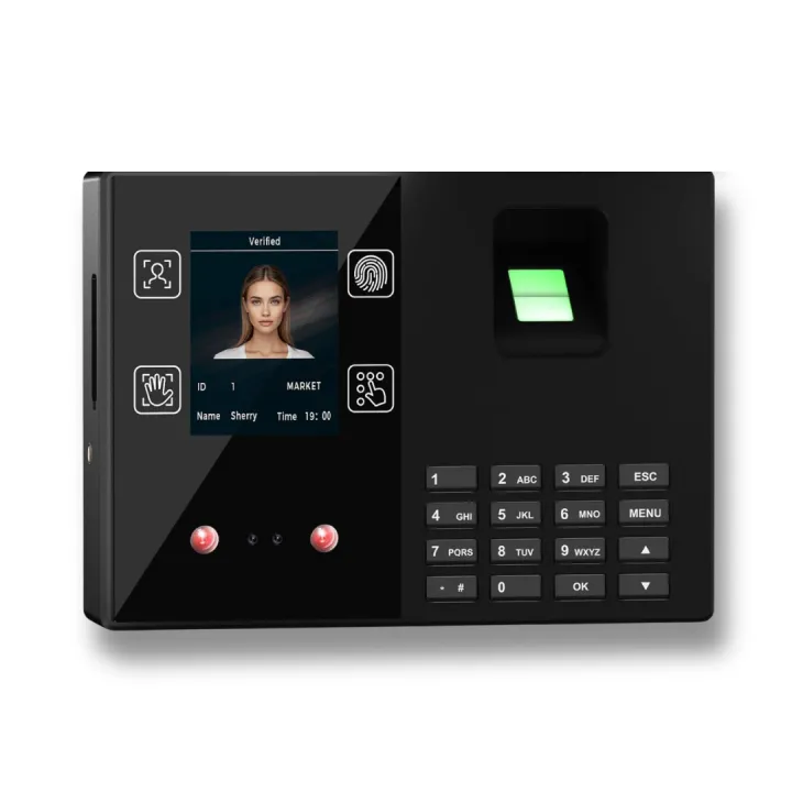 Multi-Biometric Attendance Machine with Face, Fingerprint & Palm ...