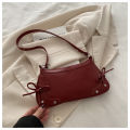New Armpit Bag Trendy Shoulder Bag for Women Sweet Double Bow Handbag Ladies Bag Retro Fashion Female Leopard Print Shoulder Bag. 