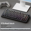 AULA F75 wireless Mechanical Keyboard Reaper Axis Gamer keyboard Customized Hot-Swap 75%Layout OEM Profile Gasket Structure. 