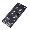 M.2 NGFF Msata SSD To SATA 3.0 2.5 Adapter M2 PCI SSD Converter Riser Card For PC Laptop Add On Card up to 6Gps. 