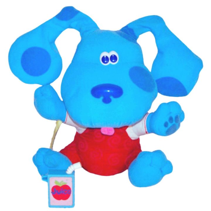 BLUES CLUES All Ears Blue Vintage Puppy Dog Fisher Toy Sounds Music and taking