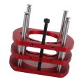 Router Lift Base Aluminum Alloy Router Table Saw Insert Plate Lifting System Base Kit for Small Trimming Machines.