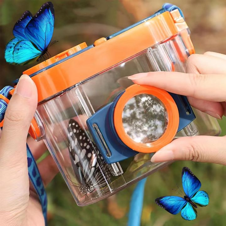 Bug Viewer Outdoor Insect Box Catching Set Magnifier Viewing Box Nature Kit Kids Catcher And Adventure Science