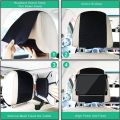 360 Rotating Adjustable Car Back Seat Kids Tablet Holder for IPad Pro Air Mini Kindle Anti-Slip Strap Bracket Stand Accessories.