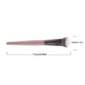 1Pc Soft Bristles Sloped Blush Brush Cheeks Makeup Brush Portable Powder Blush Face Contour Makeup Cosmetic Tool For Women Girls. 