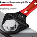 5/6/8 Inch Lightweight Adjustable Wrench Large Opening Short Handle Multi-Function Mini Wrench Plumbing Pipe Bathroom Tools. 