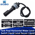 Tank Pool Horizontal Water Level Switch Liquid Level Sensor Liquid PP Plastic Ball Float Switch For Arduino. 