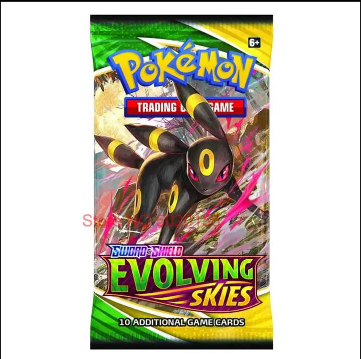 Pokemon Sword and Shield Evolving Skies Booster Cards Display Box - 30 Cards