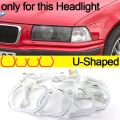 DTM RGB Ring Angel Eyes Phone APP control LED Headlight Ring for BMW 3 series E36 1990-2000 316i 318i 318is 320i 323i 325i 328i. 