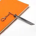 Final Fantasy Remake Cloud Strife Buster Sword Keychain Zack Fair Weapon Sword of Armor Break Key Ring For Fans Jewelry. 