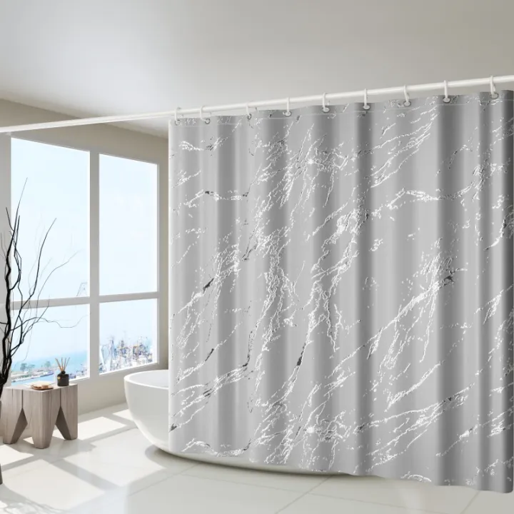 1%20Piece%20of%20Gilded%20&%20Silver-Plated%20Craft%20Shower%20Curtain,%20110g%20Thickened%20Polyester%20Fabric,%20Home%20Decoration%20Curtain,%20Bathroom%20Curta%20-%20Image%204