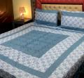 Embroidered Patch Work King Size BedSheet - High Quality - Cotton Double Bedsheet Embroided. 
