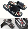 Rotating Acupressure Massage Slippers - Ergonomic EVA Sole Reflexology Foot Massager with Pressure Point Stimulation. 