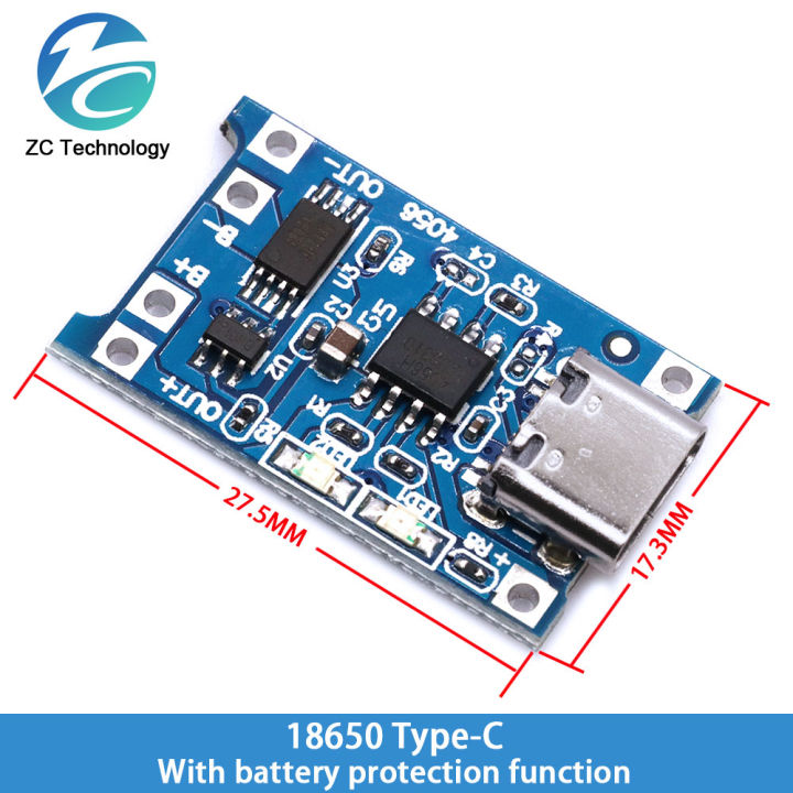 Smart%20Electronics%205V%20type-c%20Micro%20USB%201A%2018650%20Lithium%20Battery%20Charging%20Board%20With%20Protection%20Charger%20Module%20for%20Arduino%20Diy%20Kit%20-%20Image%203