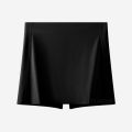 Flarixa Ice Silk Safety Shorts Double Layer Invisible Under Skirt Panties Seamless Boyshorts Women Underwear Anti Friction Pants.