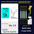 1pcs carp hook bighead carp reverse off-base line hook suspended off-bottom used in deep water. 