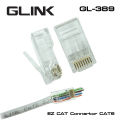 ✅Original durable standard by Glink GL-389 RJ45 connector plug Cat6 for network transmission super speed 10 GBP gl389. 
