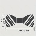 1 Pre-Tied Men's Bow Tie with Multiple Patterns, Suitable for Wearing to Proms, Banquets, and Concerts. 