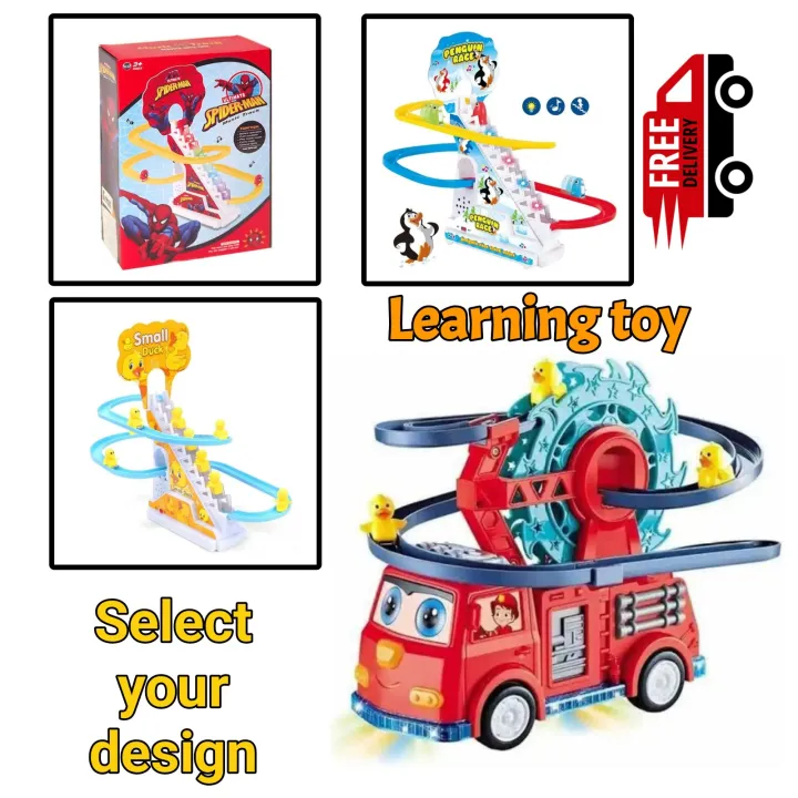 Fire%20Rail%20Car%20Duck%20Swivel%20Slide,%20Funny%20Automatic%20Stair-Climbing%20Ducklings%20Cartoon%20Race%20Track%20Set%20Little%20Lovely%20Duck%20Slide%20Toy%20Escalator%20Toy%20with%20Lights%20and%20sound%20free%20shipping%20/%20free%20cod%20/%20free%20delivery%20-%20Image%202