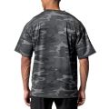 Camouflage Running T-shirts Mens Oversized Half Sleeve Dropped Shoulder Loose Fitness T Shirt Summer Gym Bodybuilding Tops Tees.